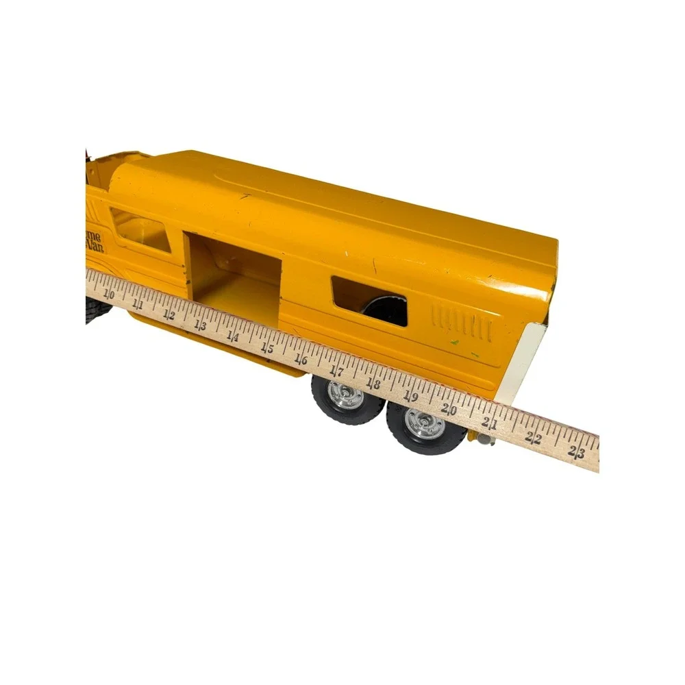 Vintage‎ Ertl International Transtar II Semi Truck Vista Dome Horse Van Trailer